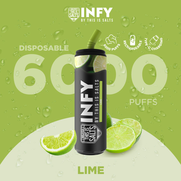 INFY 6000 Puffs Lime กลิ่นมะนาว