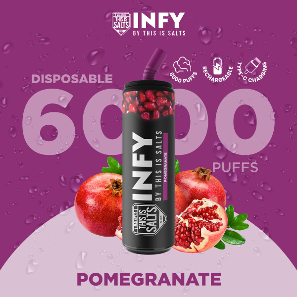 INFY 6000 Puffs Pomegranate กลิ่นทับทิม