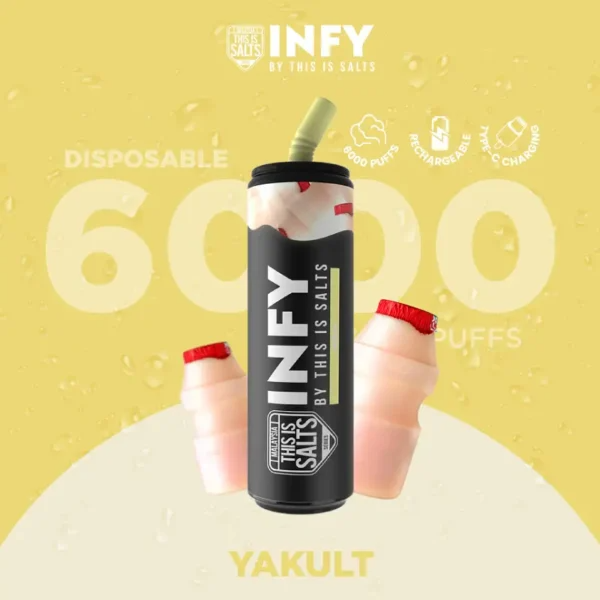 INFY 6000 Puffs Yakult กลิ่นยาคูลท์