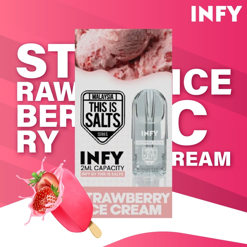 INFY POD STRAWBERRY ICE CREAM