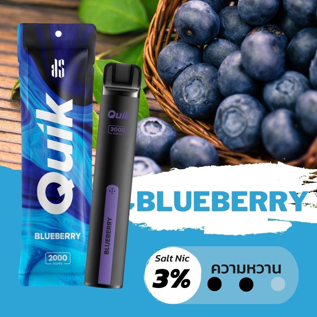 ks quik 2000 puffs blueberry
