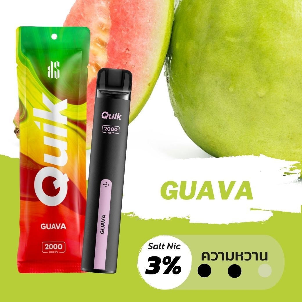 ks quik 2000 puffs guava